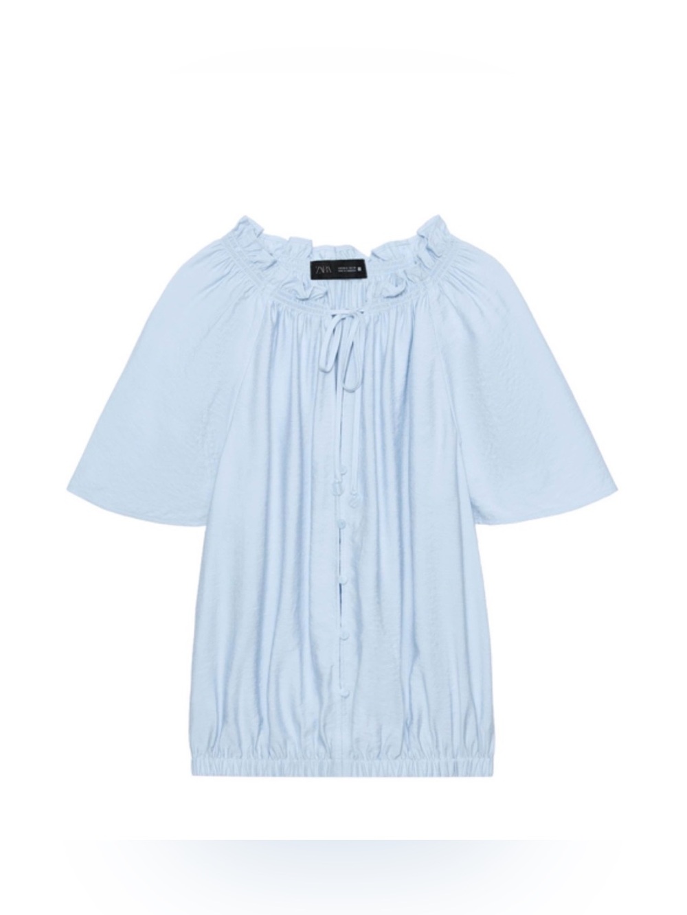 Nwt Zara ruffled blouse top 8372/060